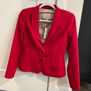 Banana Republic Red Blazer